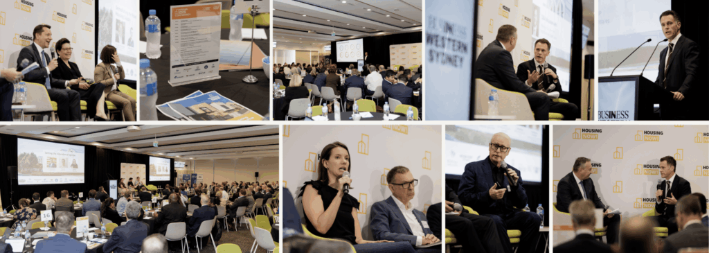 Industry specialists gathered in Parramatta to discuss the state of NSWs housing market. 1