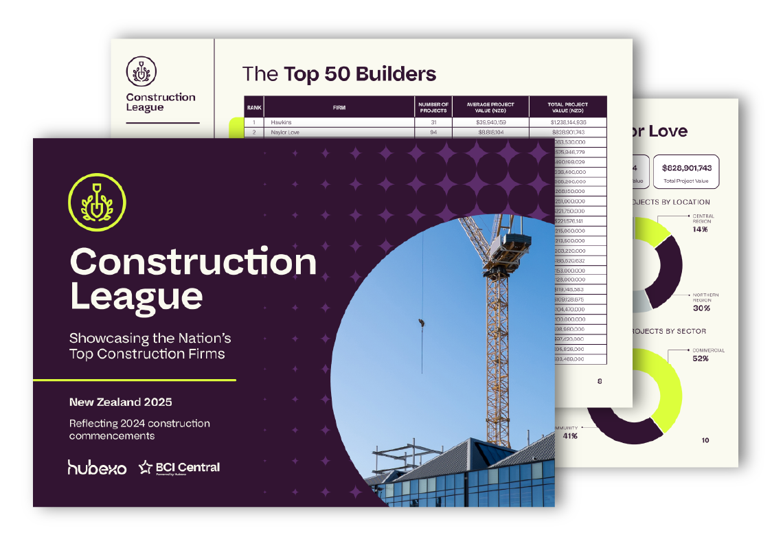 Construction League 2025 Cover - New Zealand